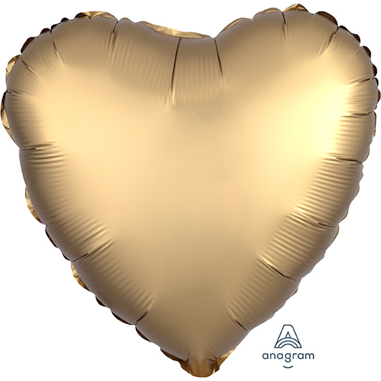 Basis Ballon Herz Gold