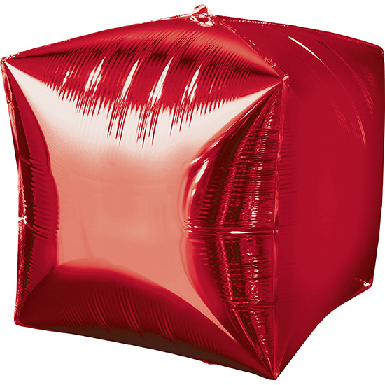 Basis Ballon Qudratisch Rot