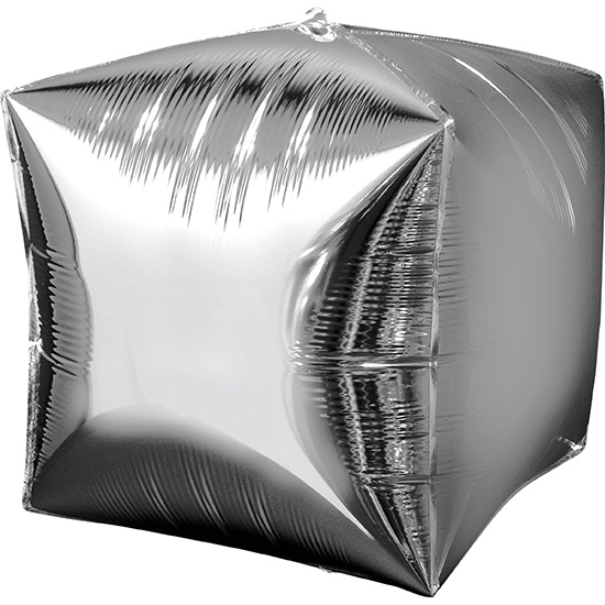 Basis Ballon Qudratisch Silber