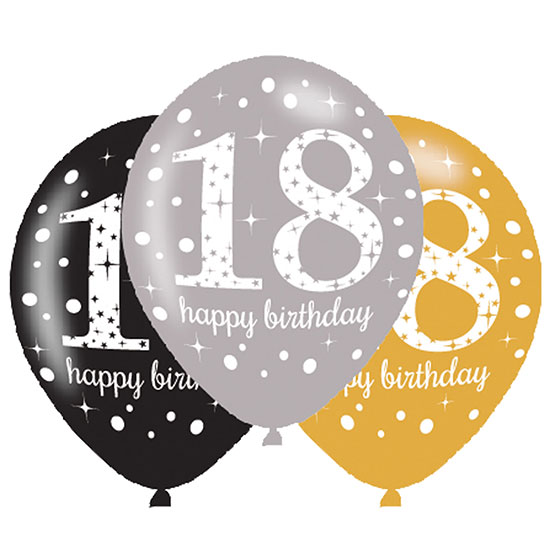 Geburtstag Ballons 18.
