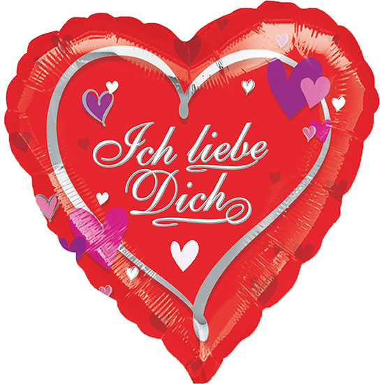 Liebe Hochzeit Ballon Herz