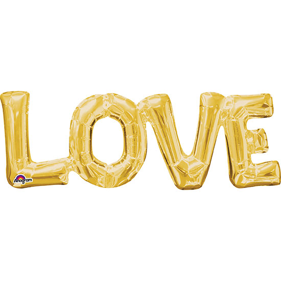 Liebe Hochzeit Ballon Schrift Liebe
