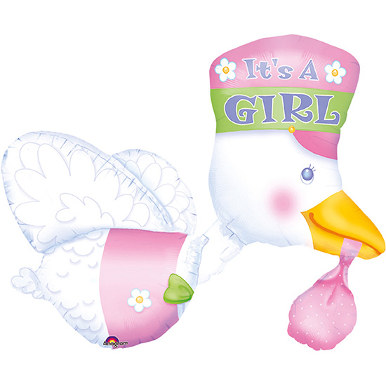 besondere Anlässe Ballon Geburt Mädchen Vogel